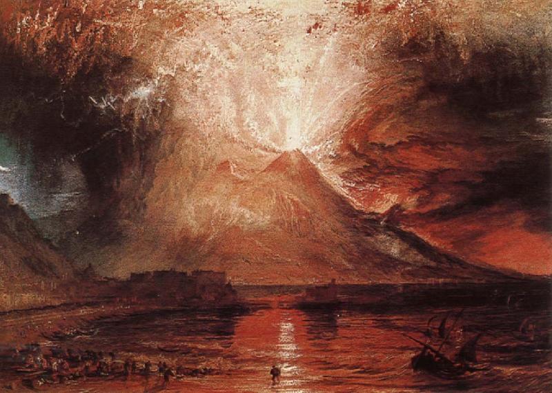 Joseph Mallord William Turner Volcano erupt